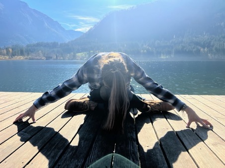Yogapose Petra Nistelberger