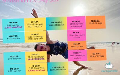 🧘‍♀️ Yoga Klassen für den Sommer – come in and smile 🙂