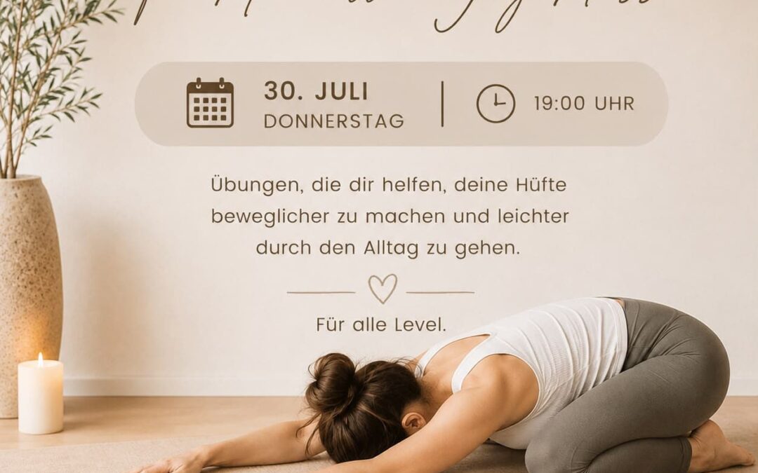 Zusatzklasse im Juli: Functional Yoga